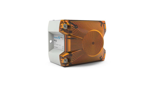 Pfannenberg 21513814055 Series Amber Blinking, Continuous Beacon, 12 → 48 V dc, Panel Mounted, LED Bulb, IP66 | 21513814055