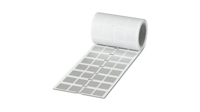Phoenix Contact Silver Adhesive Device Marking Address Label, Pack of 1 Per Pack | 0800344