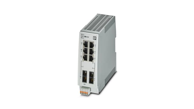 Phoenix Contact FL SWITCH Series DIN Rail Industrial Hubs & Switch, 6, 100Mbps Transmission, 24 V | 1095628