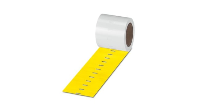 Phoenix Contact EMT Cable Labels, Yellow, Pre-printed "0", 0800477 | 0800477