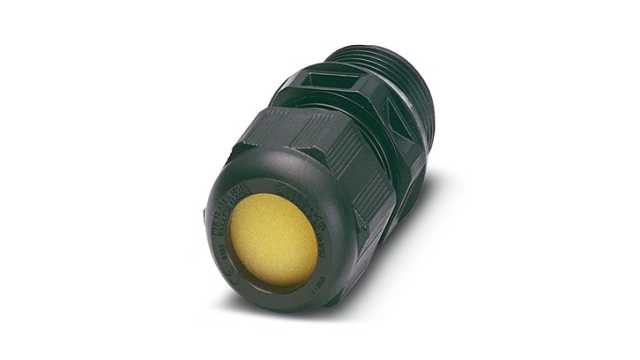 Phoenix Contact G-ESIS Series Black Polyamide Cable Gland, M16 x 1.5 Thread, 4.5mm min., 9mm max., IP66, IP68 | 1424466