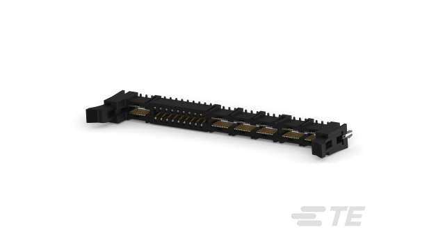 TE Connectivity Crown Edge Series Vertical Edge Connector Female, Board, 30-Contacts, 2.5 mm Pitch, Surface Mount | 1766336-1
