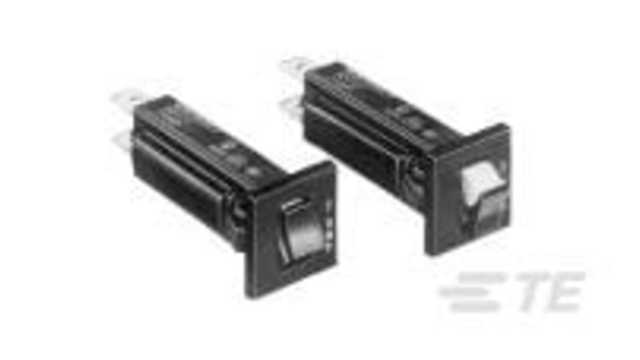 TE Connectivity TE Connectivity Circuit Breaker - W28  Single Pole 32 V ac/dc, 250 V ac/dc Voltage Rating Snap-In, 16A | 1423313-1