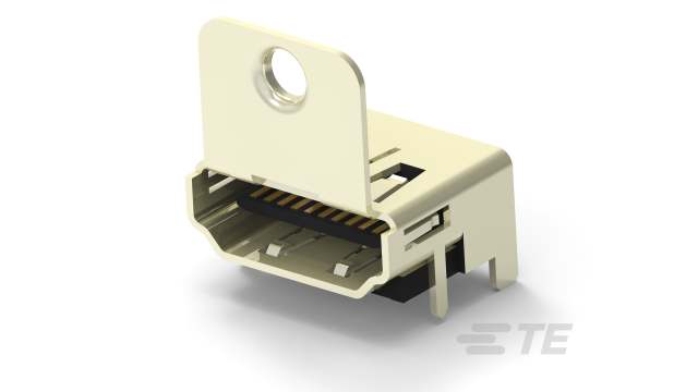 TE Connectivity Standard 19 Way Right Angle Female HDMI Connector | 1-1747981-4