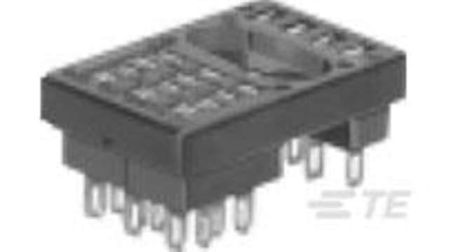 TE Connectivity Potter & Brumfield R10 10 Pin PCB Mount Relay Socket, for use with Relay | 1-1393143-1