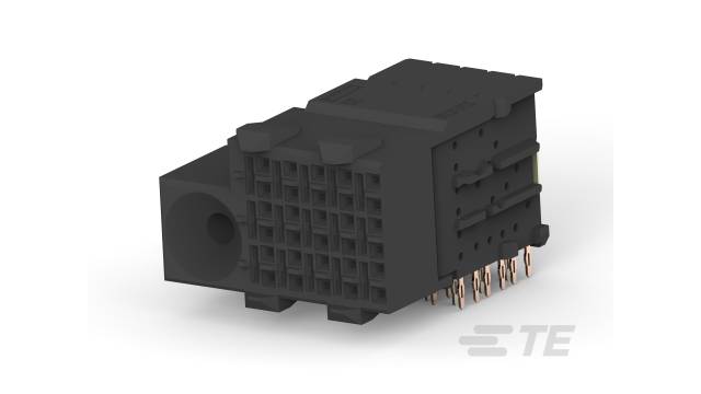 TE Connectivity, Z-PACK 2.5 mm Pitch High Speed Backplane Connector, Right Angle Female, 5 Column, 6 Row, 30 Way | 5120789-1