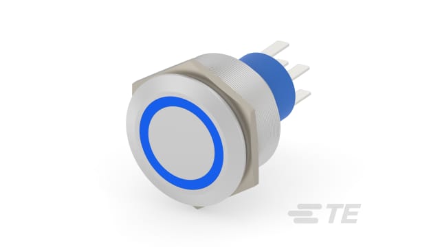 TE Connectivity Alcoswtich Series Illuminated Push Button Switch, Momentary, Bushing, DPST, IP67 20 V | 2-2317656-9