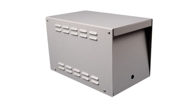 Hammond Grey Aluminium Power Supply Case, IP30 241 mm, 366 mm, 221 mm | 516-0010