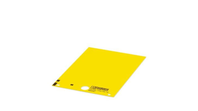 Phoenix Contact US-EML Yellow on Yellow Cable Labels, 140 mm Length, 104 mm Width, 140mm Label Length, 104mm Label Width | 0800467