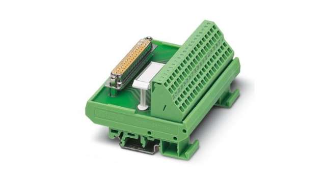 Phoenix Contact VARIOFACE Series 37-Contact Male Interface Module, D-Sub Connector, DIN Rail, 81.4A | 2304018