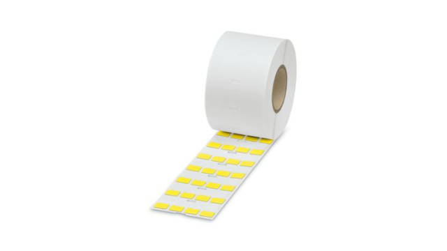 Phoenix Contact Yellow Label Roll, 12.7 mm Width, 5000 Per Roll Qty, 19 mm | 0830813