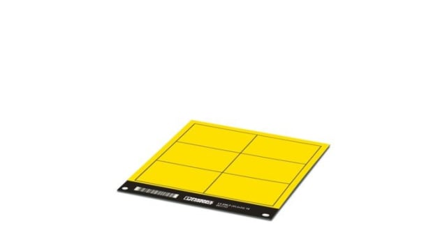 Phoenix Contact Marking Foil, 54 mm Length, 54 mm Height 0831752 Yellow | 0831752