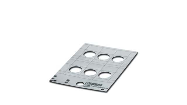 Phoenix Contact US-EML Silver on Silver Cable Labels, 66 mm Length, 30 mm Width, 66mm Label Length, 30mm Label Width | 0803877