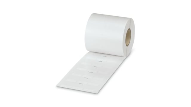 Phoenix Contact White Label Roll, 2.4 mm Width, 3000 Per Roll Qty, 25.4 mm | 0830814