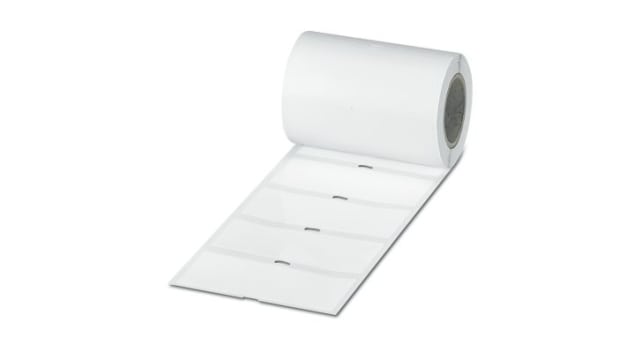 Phoenix Contact White Label Roll, 40 mm Width, 300 Per Roll Qty, 40 mm | 0800286