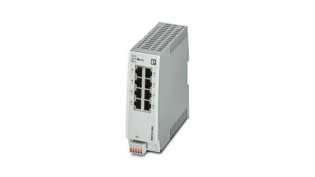 Phoenix Contact FL SWITCH Series DIN Rail Ethernet Switch, 8, 100Mbps Transmission, 24 V | 1095627