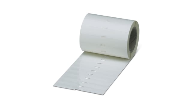 Phoenix Contact White Label Roll, 27 mm Width, 1 Per Roll Qty, 8 mm | 1097010