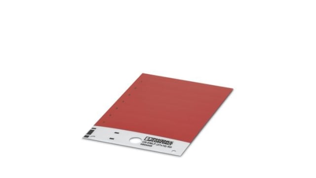 Phoenix Contact US-EML Red on Red Cable Labels, 18 mm Length, 27 mm Width, 17.6mm Label Length, 26.9mm Label Width | 0804449