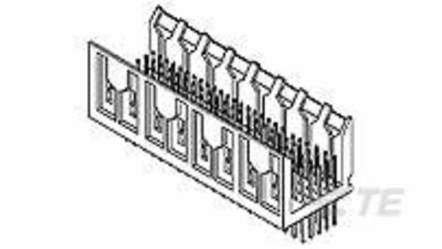 TE Connectivity, Z-PACK 2 mm Pitch High Speed Backplane Connector, Vertical Male, 5 Row, 30 Way | 5223010-1