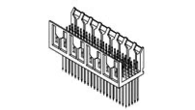 TE Connectivity, Z-PACK High Speed Backplane Connector, Vertical Male, 60 Way | 5223055-2