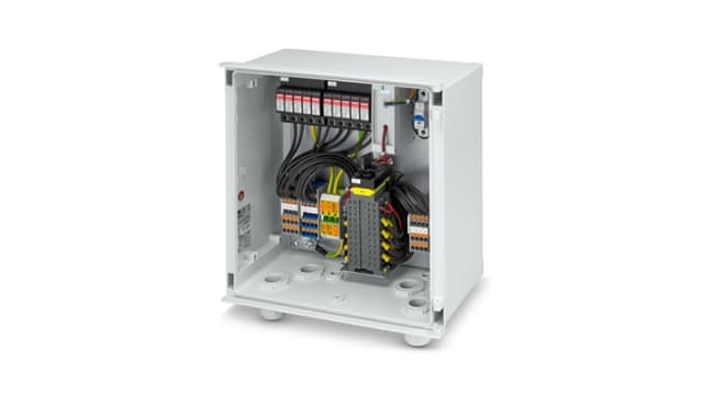 Phoenix Contact SOL Series White Polyester Reinforced with Fibreglass Junction Box, IP65, 200 mm, 400 mm 400 mm | 1639245