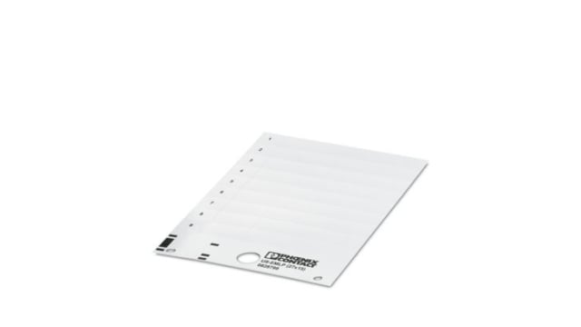 Phoenix Contact US-EML Red on White Cable Labels, 15 mm Length, 27 mm Width, 14.9mm Label Length, 26.9mm Label Width | 0828799