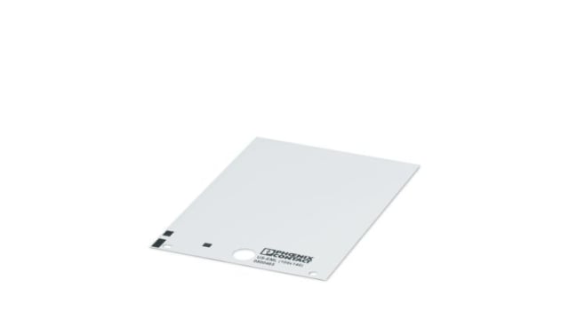 Phoenix Contact US-EML White on White Cable Labels, 140 mm Length, 104 mm Width, 140mm Label Length, 104mm Label Width | 0800465