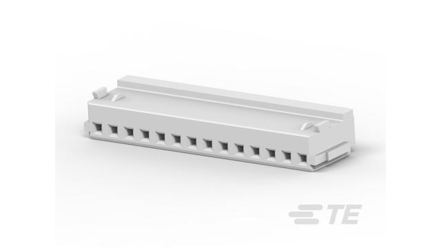 TE Connectivity AMP CT Series Vertical Cable PCB Header, 14 Contact(s), 1.5 mm Pitch, 1 Row, Shrouded | 1-353908-4