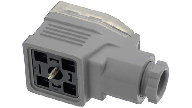 Hirschmann GDME 2011 2 + PE DIN 43650, Socket DIN 43650 Solenoid Connector, 250 V Voltage | GDME 2011 GREY