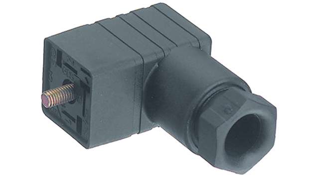 Hirschmann GDSN 207 2 + PE DIN 43650, Socket DIN 43650 Solenoid Connector, 250 V Voltage | GDSN 207 BLACK