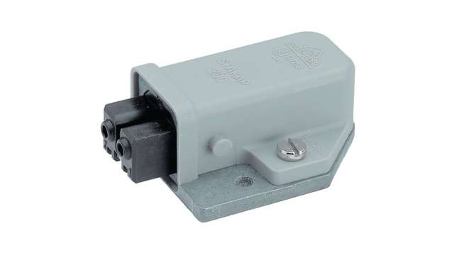Hirschmann, ST IP54 Grey Surface Mount 2 + PE Industrial Power Socket, Rated At 10A, 250 V | STAKAP 200