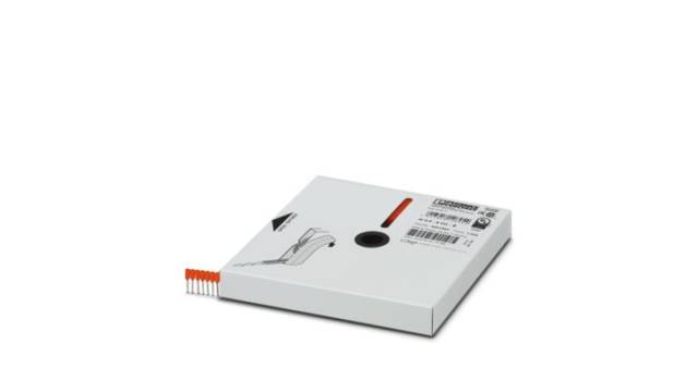 Phoenix Contact Insulated Ferrule, 8 mm Pin Length, 1.1 mm Pin Diameter, Orange 20 AWG Wire Size | 3201563