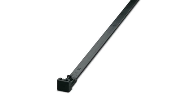 Phoenix Contact Cable Tie, Standard, 350 mm x 7.5 mm, Black Polyamide | 3240717