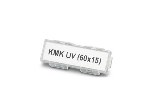 Phoenix Contact KMK UV Cable Marker Carrier, Clear, 1014108 Flammability rating according to UL, HB | 1014108