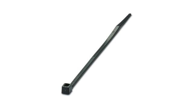Phoenix Contact Cable Tie, Standard, 98 mm x 2.5 mm, Black Polyamide | 3240781