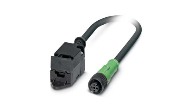 Phoenix Contact SAC Series Bus Cable, 0.75 mm², 18, 5m, Shielded Shield, Data Transfer Cable Cable | 1557316