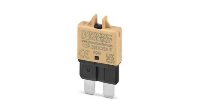 Phoenix Contact Thermal Circuit Breaker - TCP  Single Pole 32V dc Voltage Rating Base Mounting, 5A Current Rating | 1499939