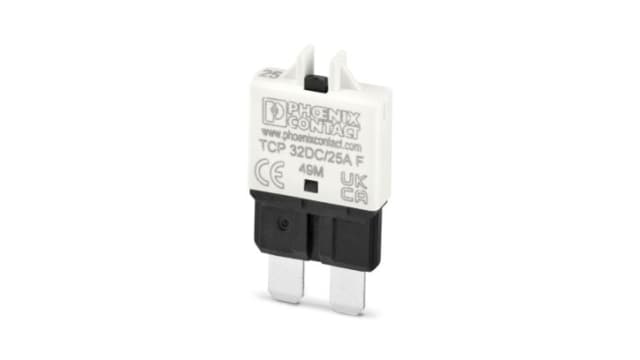 Phoenix Contact Thermal Circuit Breaker - TCP  Single Pole 32V dc Voltage Rating On Base Element, 25A Current Rating | 1499945