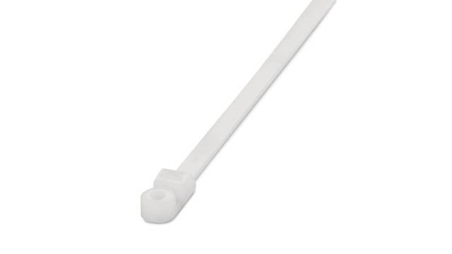 Phoenix Contact Cable Tie, Internal Teeth, 300 mm x 7.8 mm, Clear Polyamide | 3240724