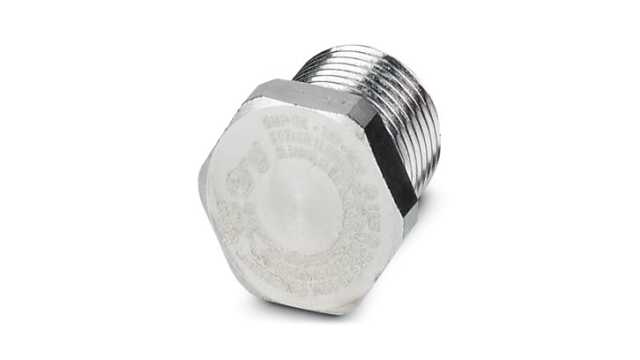 Phoenix Contact, M20 Thread, Nickel Plated Brass, 20 mm Diameter Threaded | 1411104