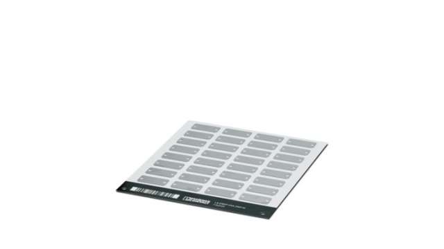 Phoenix Contact Silver Heavy duty Label Sheet, Pack of 5 Per Pack | 1102324