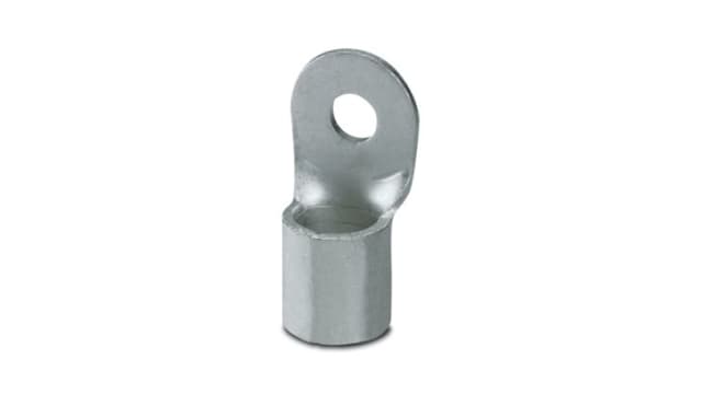 Phoenix Contact, C-RC Uninsulated Ring Terminal, M12 Stud Size 350MCM AWG 350MCM AWG Wire Size, Silver | 3240132