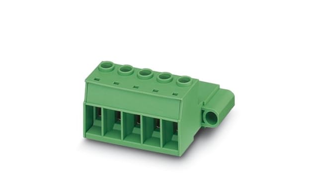 Phoenix Contact PCB Terminal Block, 5-Contact, 10.16 mm Pitch, Push-in, 1 Row Screw | 1969483