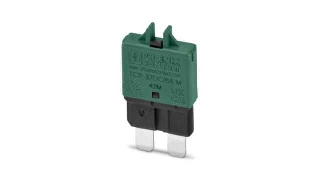 Phoenix Contact Thermal Circuit Breaker - TCP  Single Pole 32V dc Voltage Rating On Base Element, 6A Current Rating | 1499965