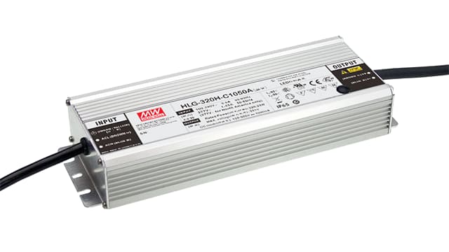 MEAN WELL, 91/183 V Output, 320 W Output Constant Current | HLG-320H-C1750A