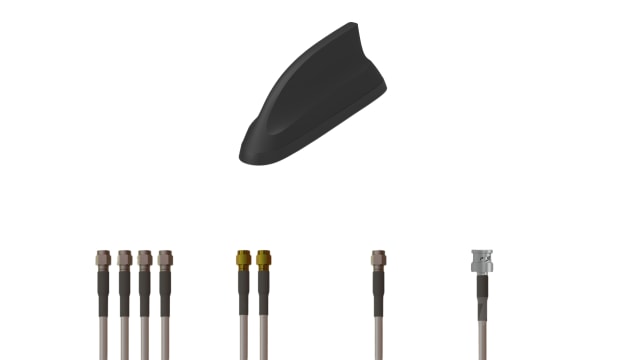 TE Connectivity L001044-01 Whip Multiband Antenna with SMA, SMA RP Connector, 5G, GNSS, Wi-Fi | L001044-01