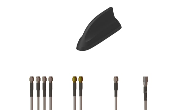 TE Connectivity L001044-02 Whip Multiband Antenna with SMA, SMA RP Connector, 5G, GNSS, Wi-Fi | L001044-02