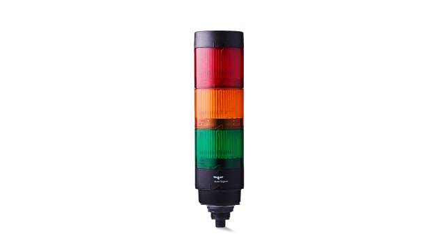 AUER Signal CT5 Series Amber, Green, Red Signal Tower, 3 Lights, 24 V, Mounting Thread | CT5-Q11