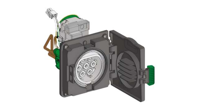22kW EV Charging Point, 415V O/P, 32A O/P Type 2 | EVP1BSE23