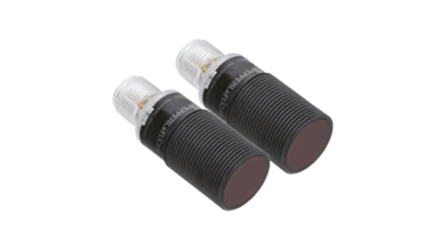 Pepperl + Fuchs Through Beam Photoelectric Sensor, Cylindrical Sensor, 0 → 25 m Detection Range | OBE25M-18GK40-SE0-V1